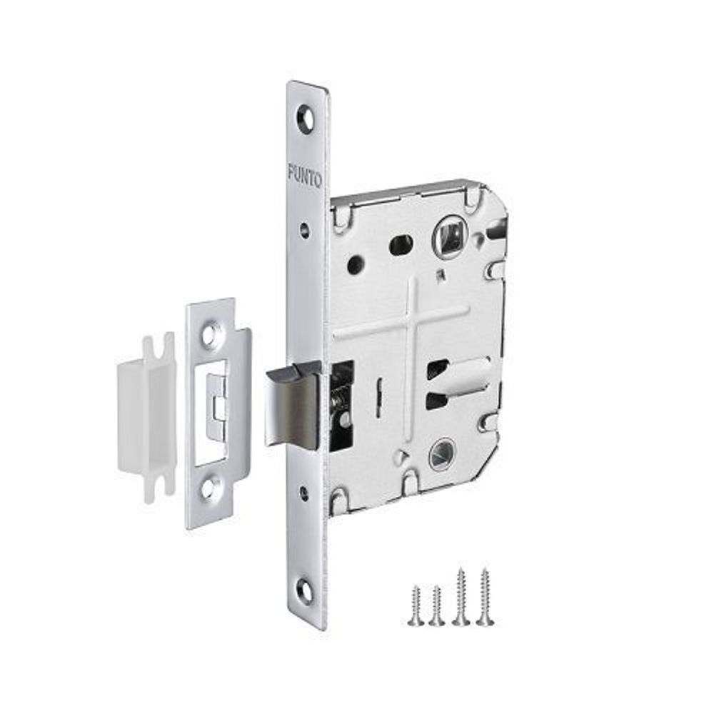 Защелка врезная PUNTO L72-50 CP хром /36951/