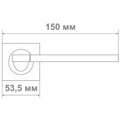 Ручка Медио L09-212 CP/SILVER хром/серебро