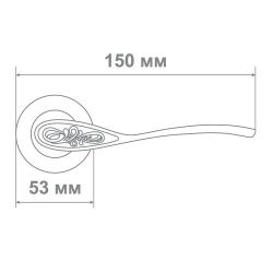 Ручка Медио F08220 ABB бронза