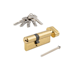 Цилиндровый механизм с вертушкой APECS SM-80 (30/50C)-C G золото