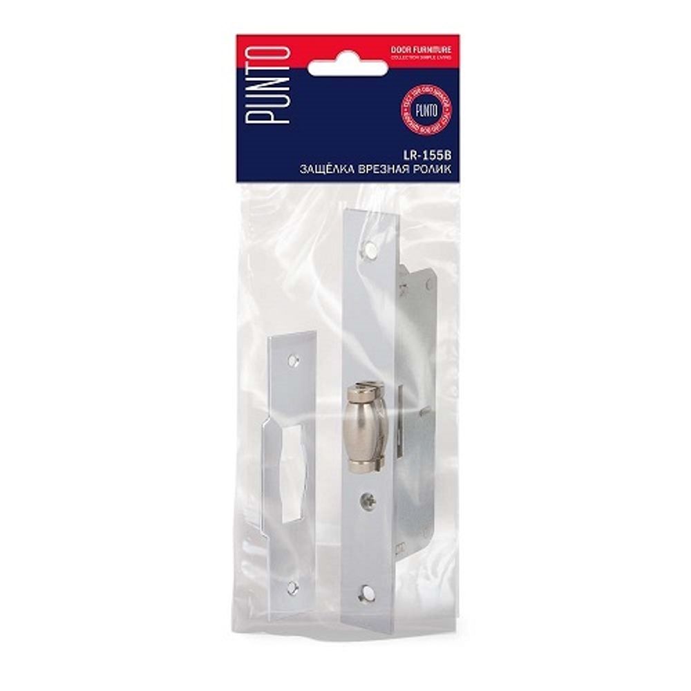 Защелка врезная ролик PUNTO LR-155B СP хром /44951/