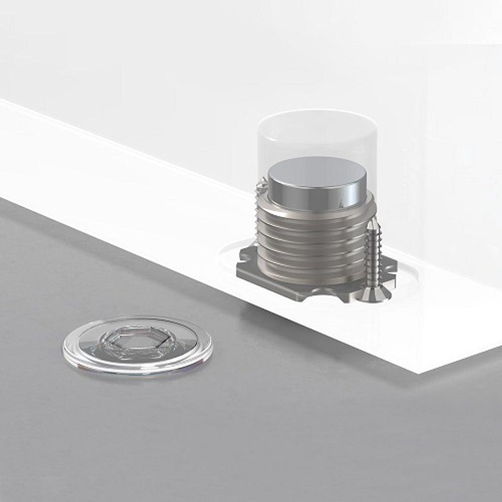 Упор дверной скрытый ARMADILLO STELS с неодимовым магнитом