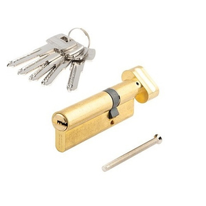 Цилиндровый механизм с вертушкой APECS SM-80 (30C/50)-C G золото