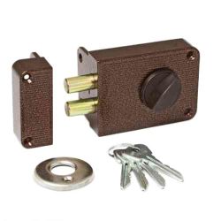 Замок накладной ЗЕНИТ ЗН1-3 медь /34873/