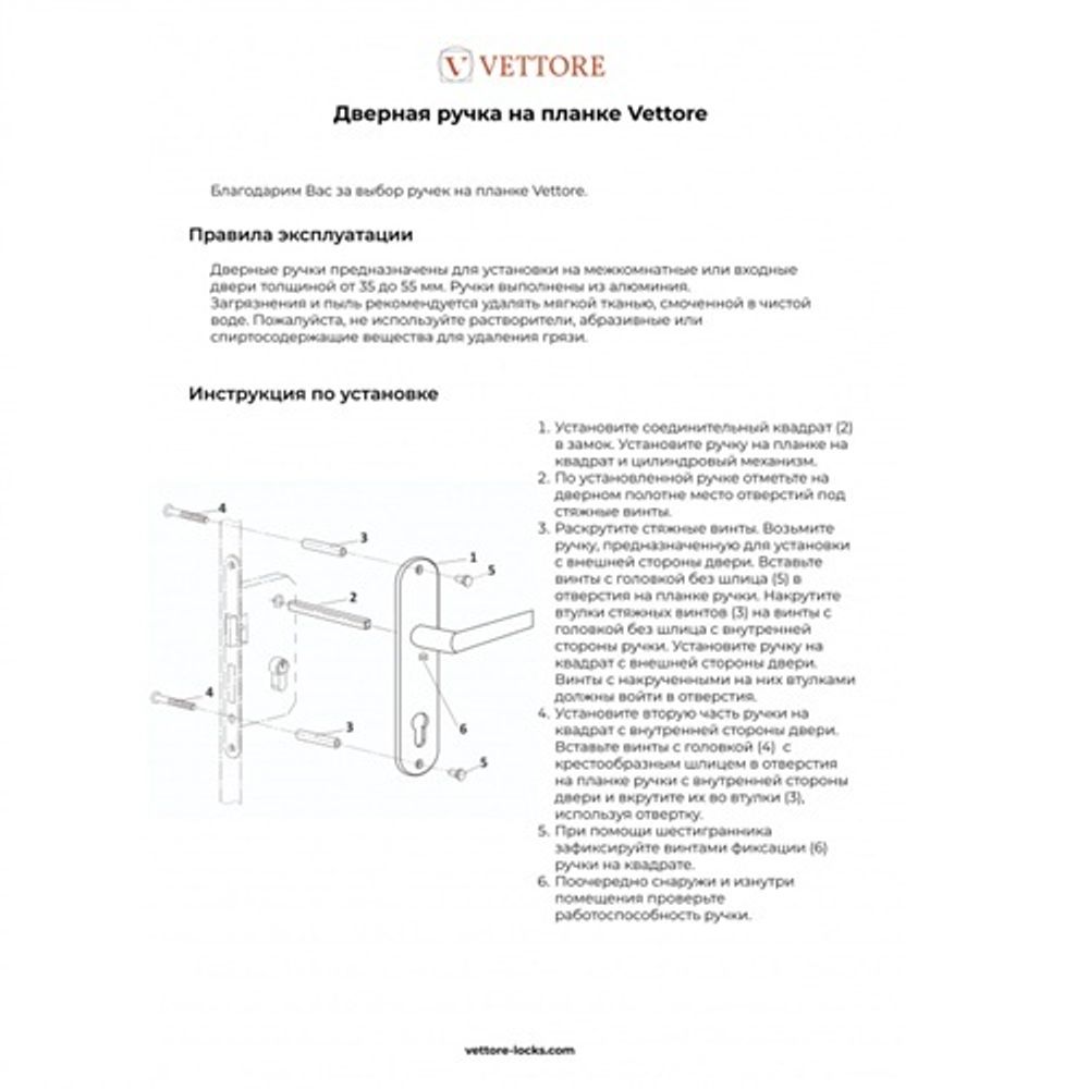 Ручки на планке VETTORE 61.1313 mini AB бронза