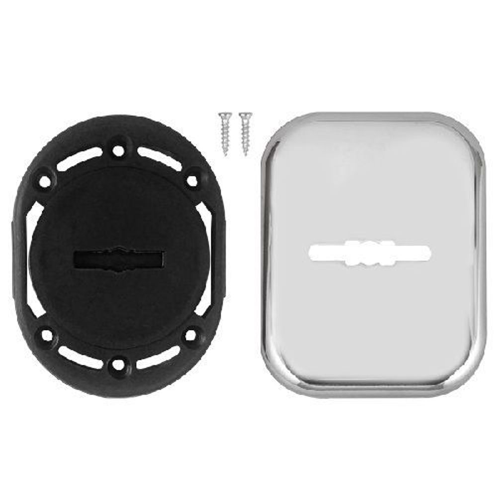 Декоративная накладка FUARO ESC 486-S SQ XL CP хром /39687/ (1 шт)