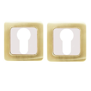 Накладка цилиндровая АЛЛЮР АРТ ET-S1 SB/PB мат.золото/золото