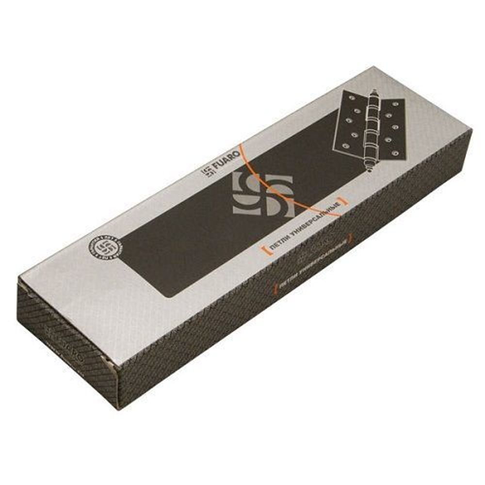 Петля дверная универсальная FUARO 4BB/E 150x95x3 PB латунь /29981/ (1 шт)