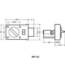 Замок накладной АЛЛЮР ЗН1-43   (ЧАЗ ЗН1-2)