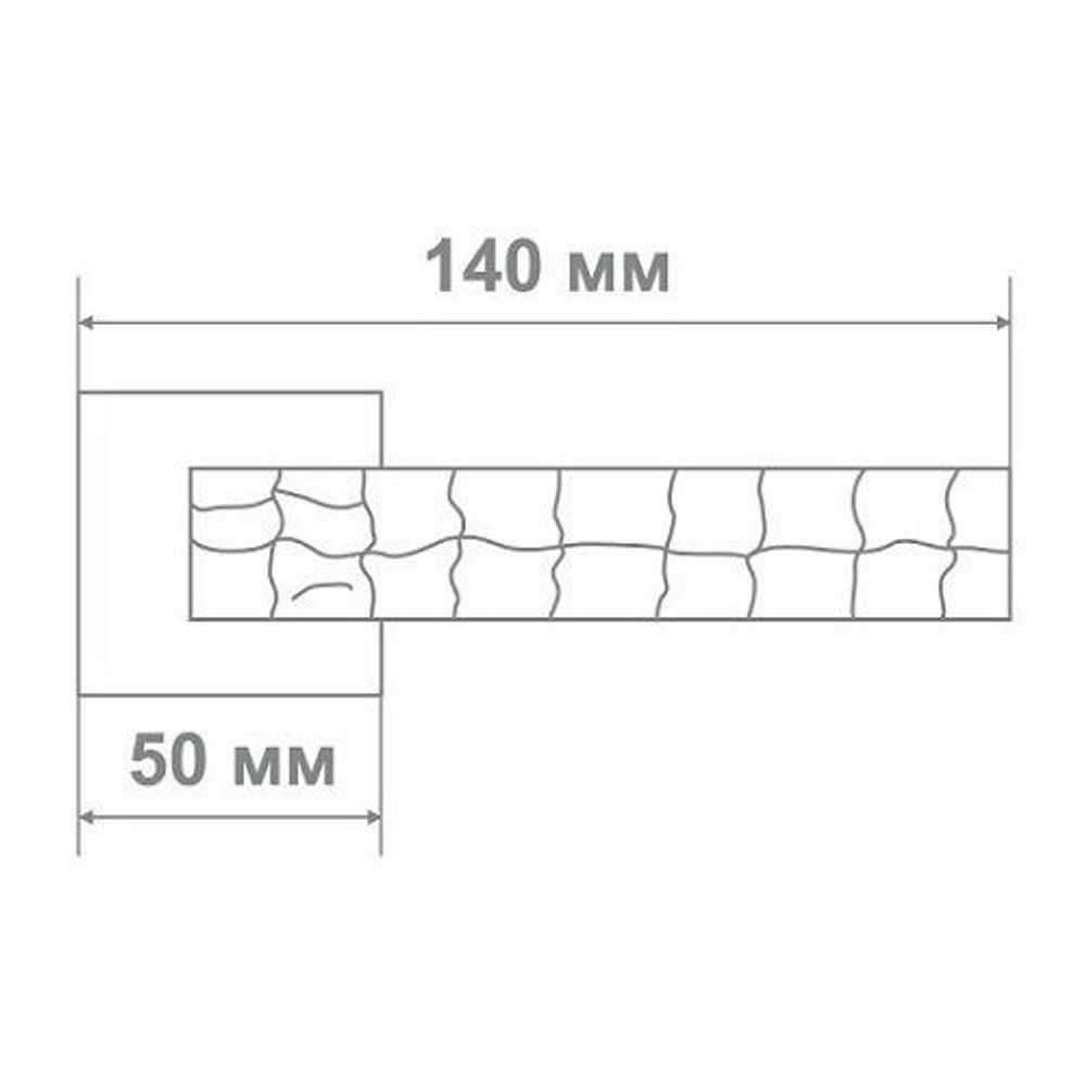 Ручка дверная Leo L3668-30 COFFEE кофе