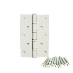 Петля дверная универсальная AVERS 100x70x2,5-B4 W/NIS белый/никель (1 шт)