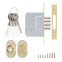 Замок врезной KALE KILIT 189/4MF (52мм) латунь 5кл. /1088/