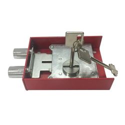 Замок сейфовый KS-206S (красный) 2ключа