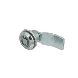 Замок щитовой 705-7 четырехугольный, ригель изогнутый