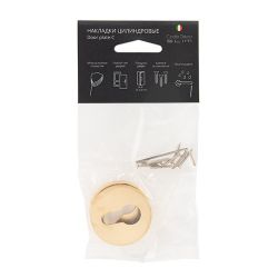 Накладки цилиндровые Code Deco Slim DP-C-40-GMS сатин.золото