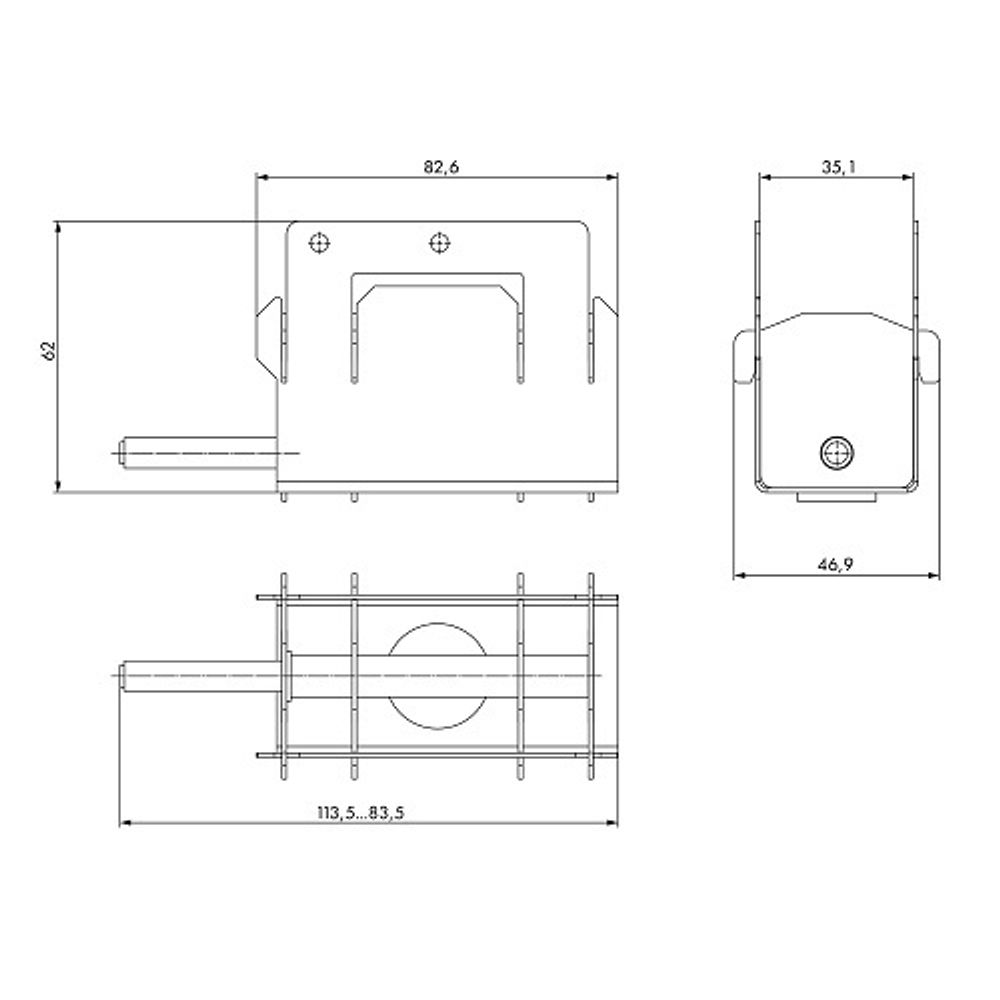 Толкатель скрытого монтажа ARMADILLO Comfort - PENAL K-push /60559/