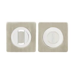 Ручка поворотная AJAX BK6 JK SN/CP-3 мат.никель/хром /41383/