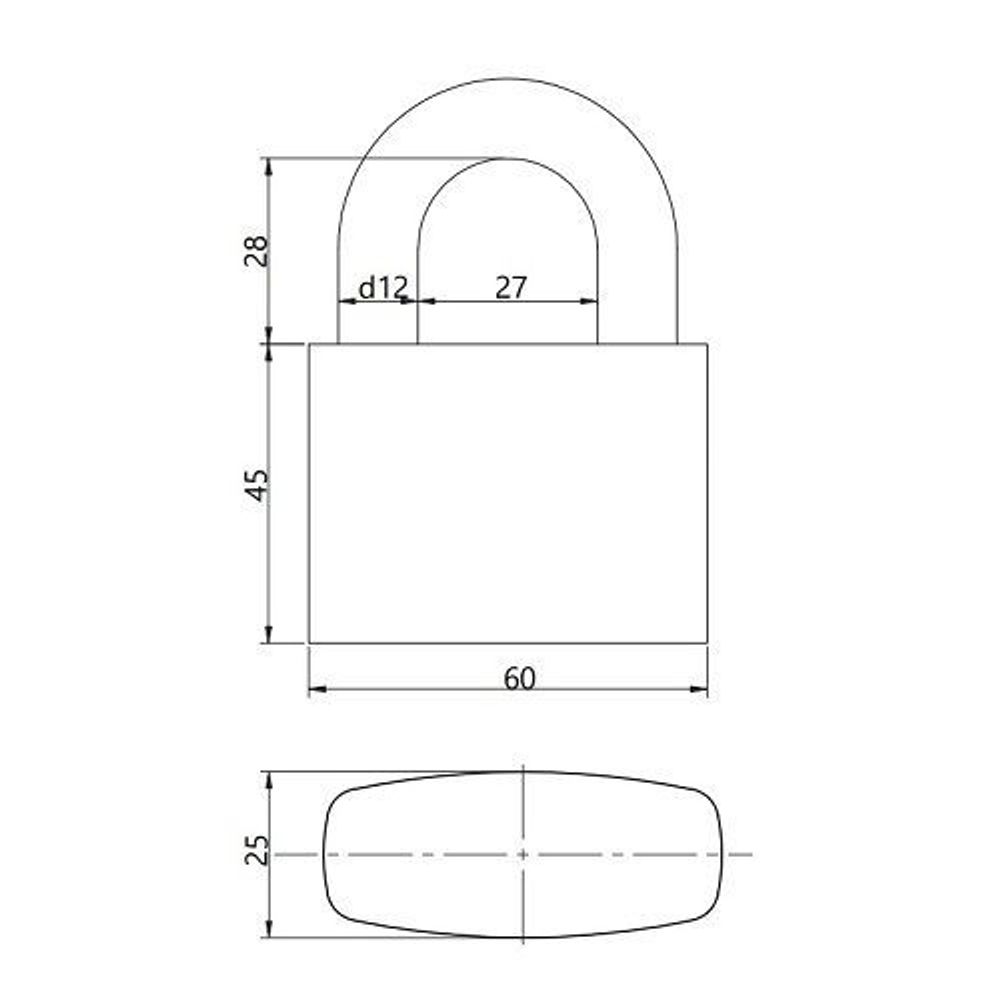 Замок навесной APECS Premier PDS-XS-60