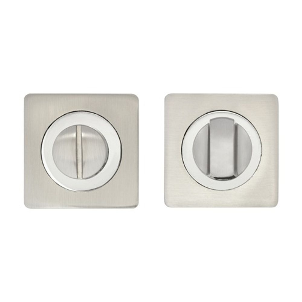 Ручка поворотная BASARA BK 0605 SN/CP мат.никель/хром