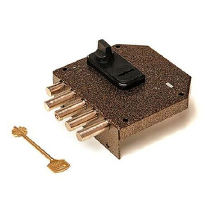 Замок накладной ЭЛЬБОР 1.05.61.5.МА Базальт