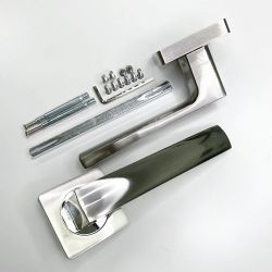 Ручка раздельная VETTORE R06.085 SN/CP мат.никель/хром