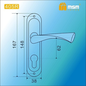 Ручки на планке DAMX 405R SN мат.никель