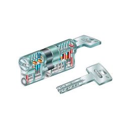 Модульный цилиндр ABUS Vela 2000, Ключ/Ключ VE2L461MX-NI