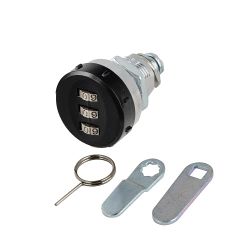 Замок мебельный кодовый 6017-20BL черный