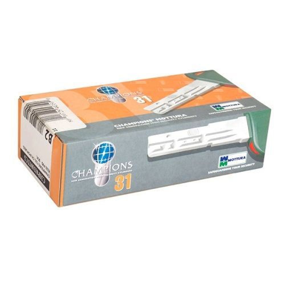 Цилиндровый механизм под вертушку MOTTURA C31F363601C5 (72 мм/31+10+31) никель /5477/