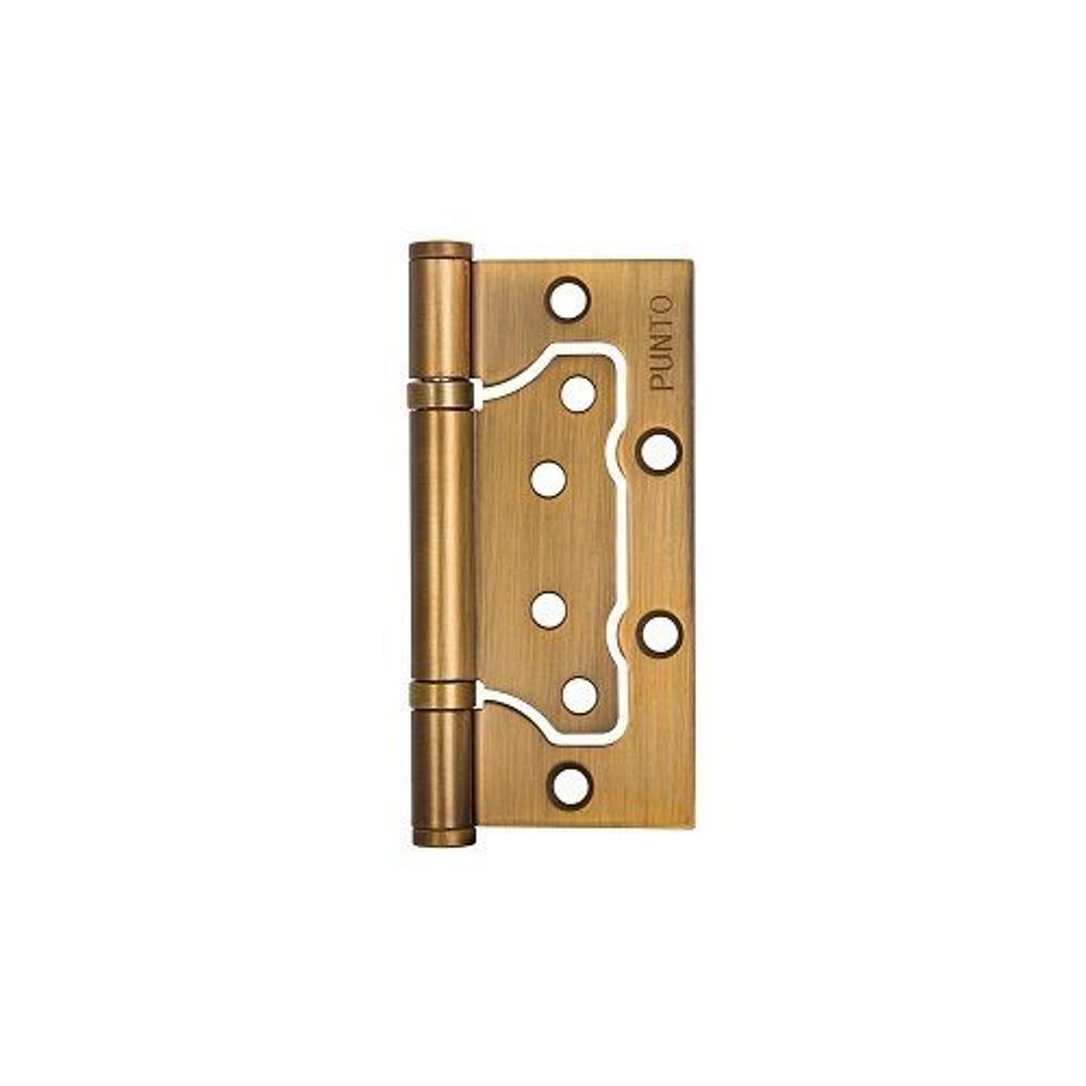 Петля универсальная без врезки PUNTO 200-2B 100x2,5 CF кофе /35481/ (1 шт)