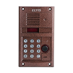 Вызывная видеопанель ELTIS DP400-RDC24 (бронза-антик металлик) RF-брелоки, до 100 абонентов, угол 90
