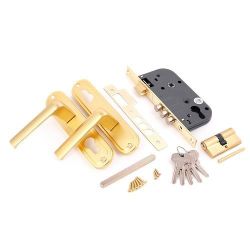 Замок врезной APECS 1526/60 G золото