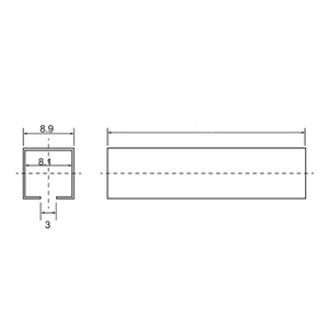 Переходник APECS 8/9 мм