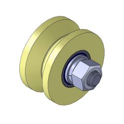 Ролик капролон d-50 под угол