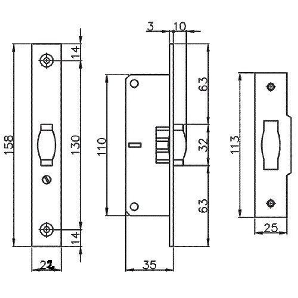 Роликовый фиксатор APECS R-0002 CR хром