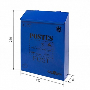 Ящик почтовый АЛЛЮР №3010 синий