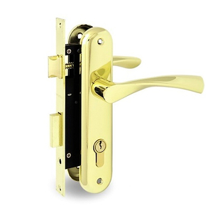 Замок врезной с ручками PALLADIUM ЗВ-AL 1703 GP золото