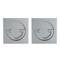 Ручка поворотная для раздвижных дверей ARMADILLO QUADRO BK8x2 MWSC-33