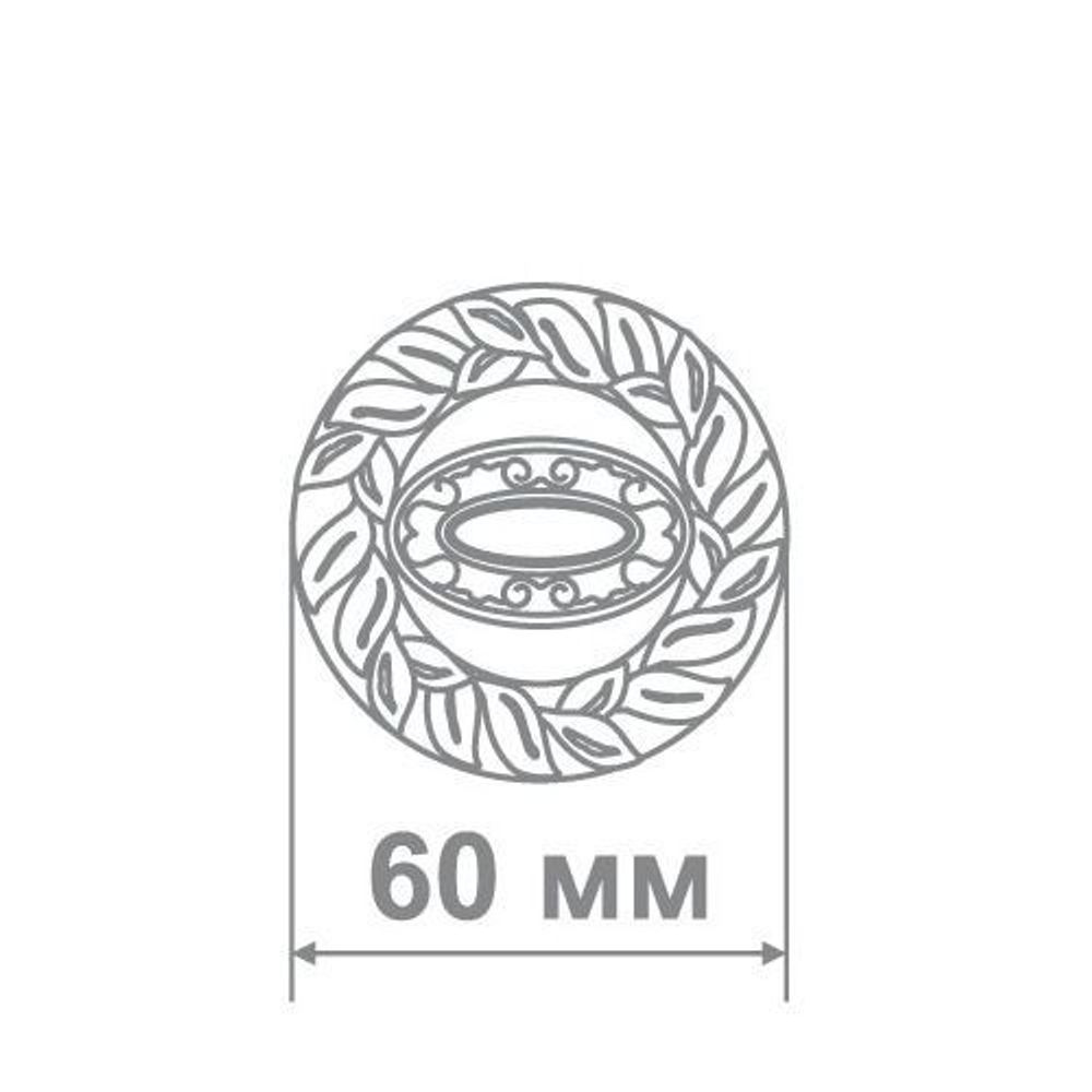 Накладка дверная Аделли АВК65 ABD мат.черный/бронза