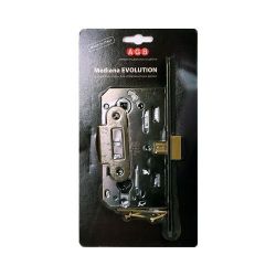 Замок межкомнатный под цилиндр AGB MEDIANA EV B01103.50.12.567 (антич.бронза) /25803/