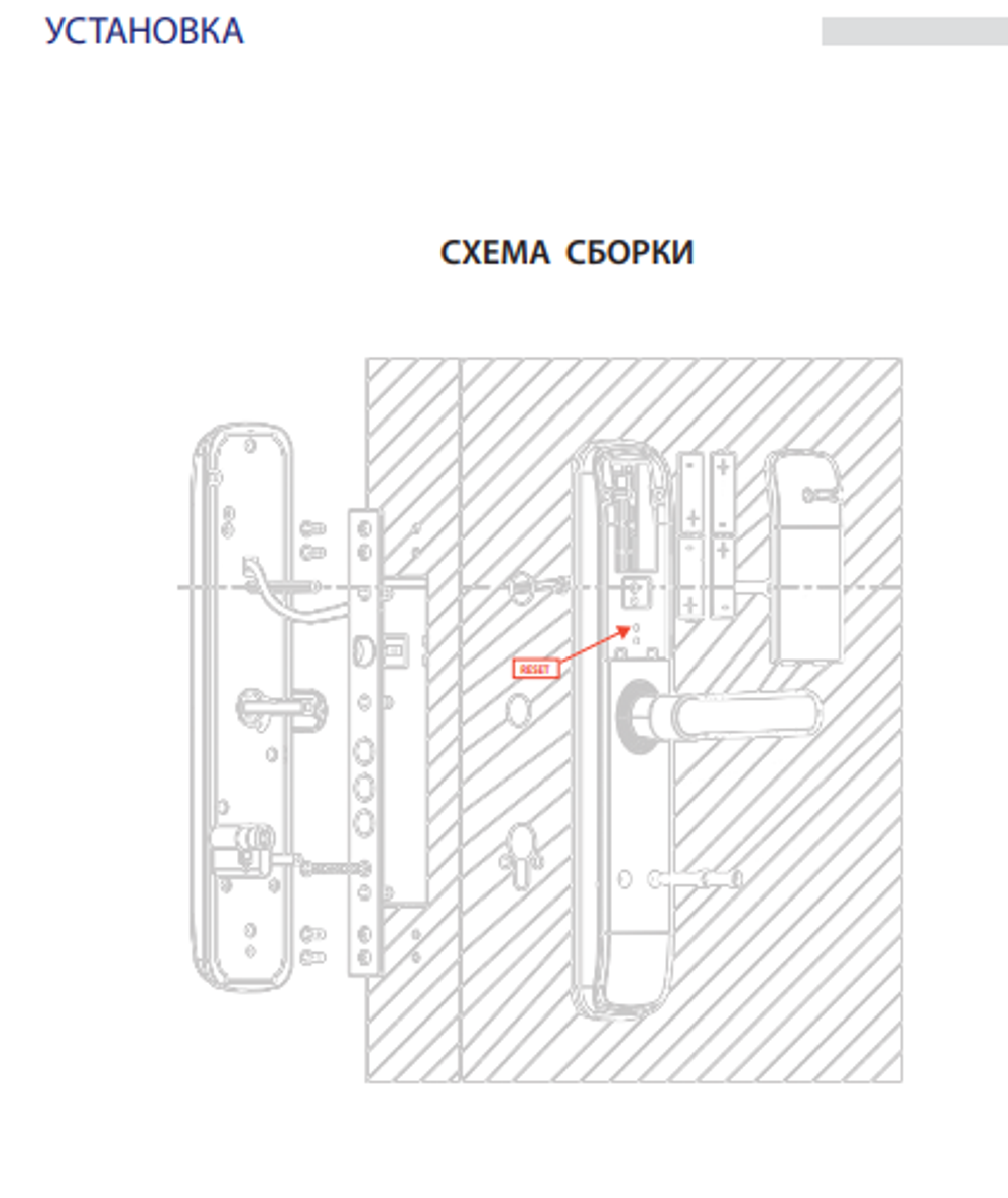 Замок электронный APECS Smart SL-52-60.85/8001 BLM (TTlock, WiFi, FP) черный матовый