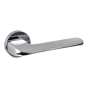 Ручка дверная RENZ 319-06 CP "Мерано" (хром блестящий)