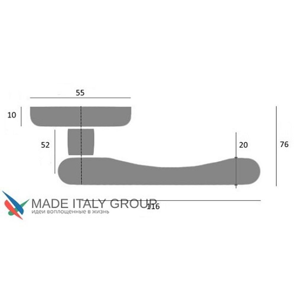 Дверная ручка VENEZIA CLASSIC D3 матовая бронза