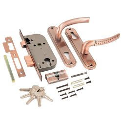 Замок врезной АЛЛЮР 132/1 AC ст.медь