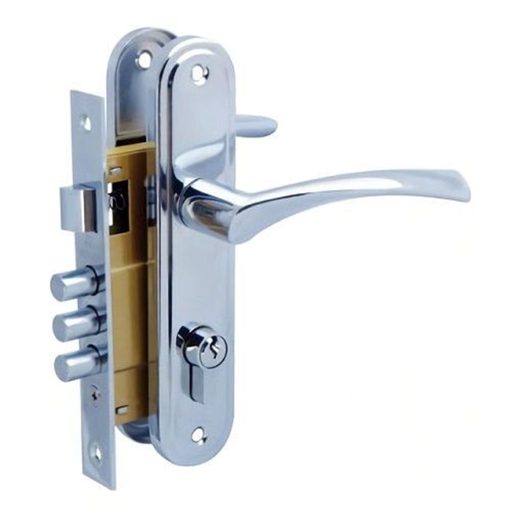 Замок врезной БУЛАТ ЗВ4-3.60.03.04 Номос хром