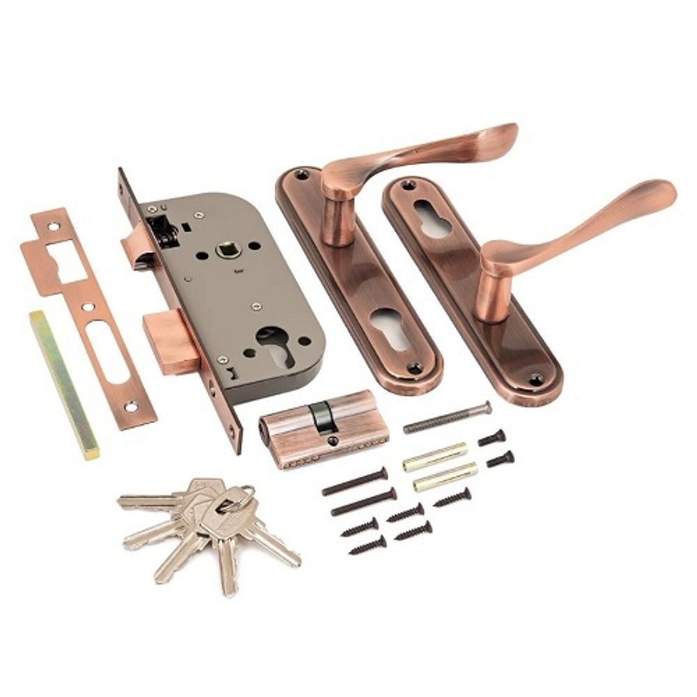 Замок врезной АЛЛЮР 127/1 AC ст.медь