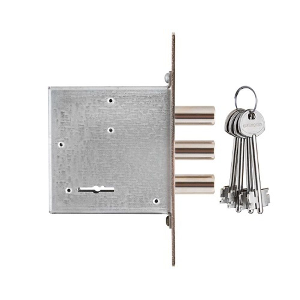 Замок врезной ГАРДИАН ЗВ 10.01 (без отв. планки), 4 кл. /29225/