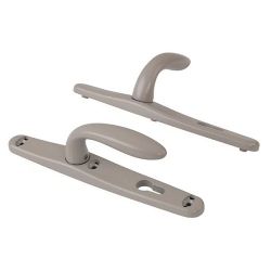 Нажимной гарнитур STUBLINA 1025.00.315 Е=92 мм серый (RAL 9006)