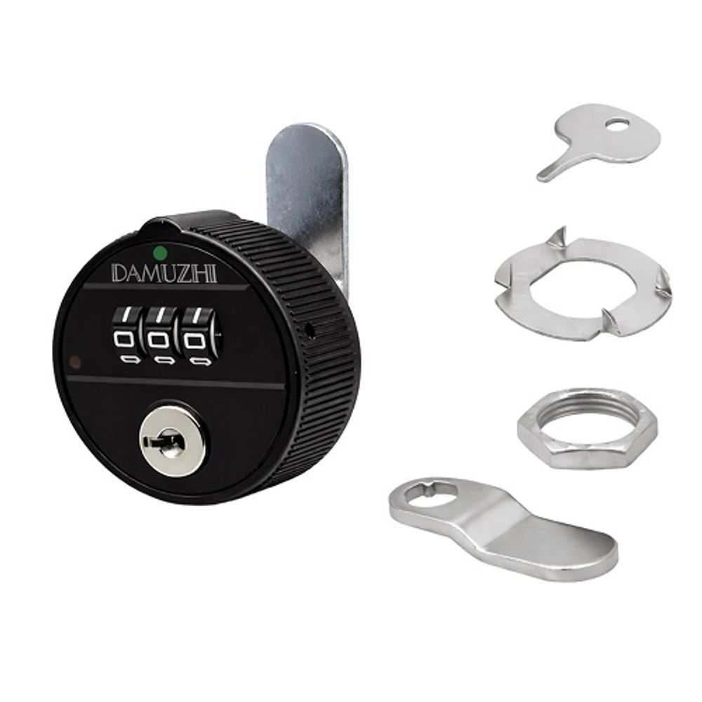 Замок мебельный кодовый 6012-20BL черный