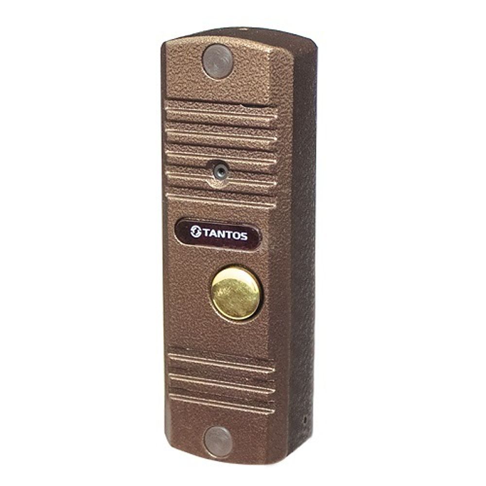 Вызывная видеопанель TANTOS Corban HD (медь) цвет., AHD 1080p, накл., 4-х провод., вандалозащ.